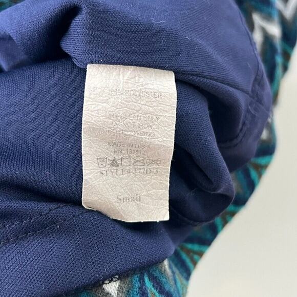 Judith March Women's Chevron Print Long Sleeve Mini Dress Size S Boho Style - Picture 4 of 7